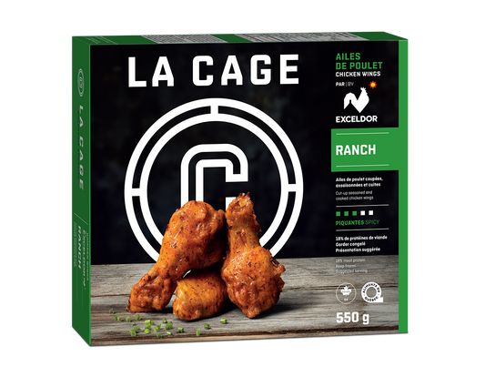 Ailes de poulet La Cage - Ranch