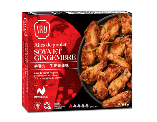 Ailes de poulet IRU - Soya gingembre 4 Kg